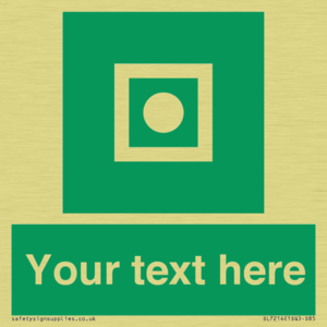 Custom sign safe condition Shipboard general alarm